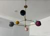 6 Multi Color Shade Ceiling Cone Contemporary Style Ceiling Fixture Chandelier Light Sputnik