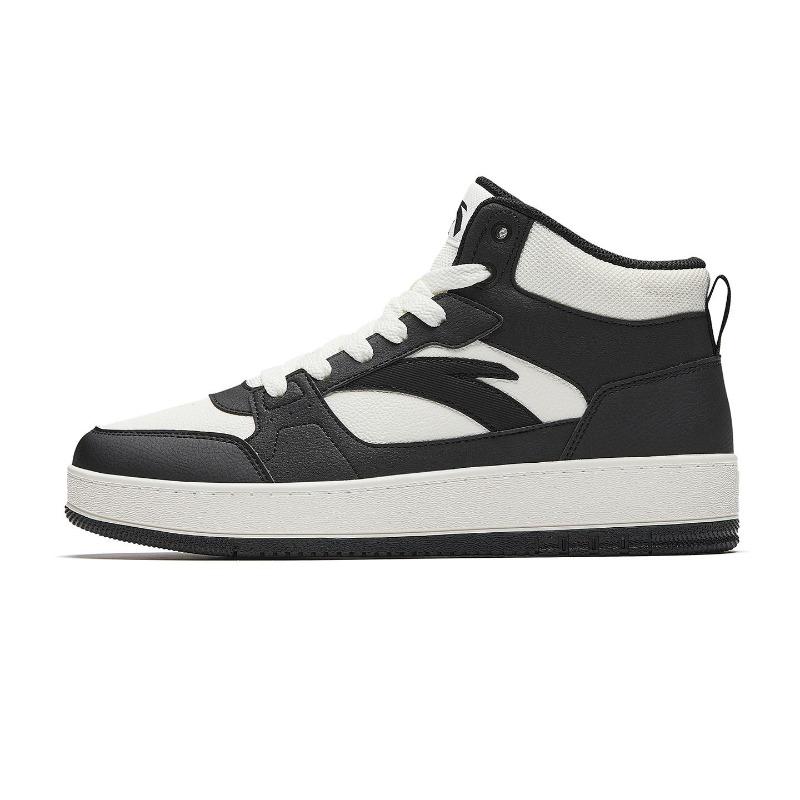 Anta Original High Top Sneakers Mens Black White 912548083-4 41