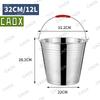 CAOX Stainless Steel Portable Utility Bucket