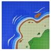 Non-Toxic 1Pc 32*32Dots Baseplate Beach Island Base Plate Building Blocks Compatible Brands Bricks Plate Christmas Gift Toys For Children