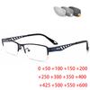 Men'S Business Sun Transition Photochromic Reading Glasses Men Women Hyperopia Diopters Presbyopia +0.25 +1.0 +1.5 +2.0 To +6.0