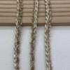 3yard 1.3cm wide Fried Dough Twists braid lace trim ribbon Fabric For Sewing Skirts,curtains,clothing accessories lace trim
