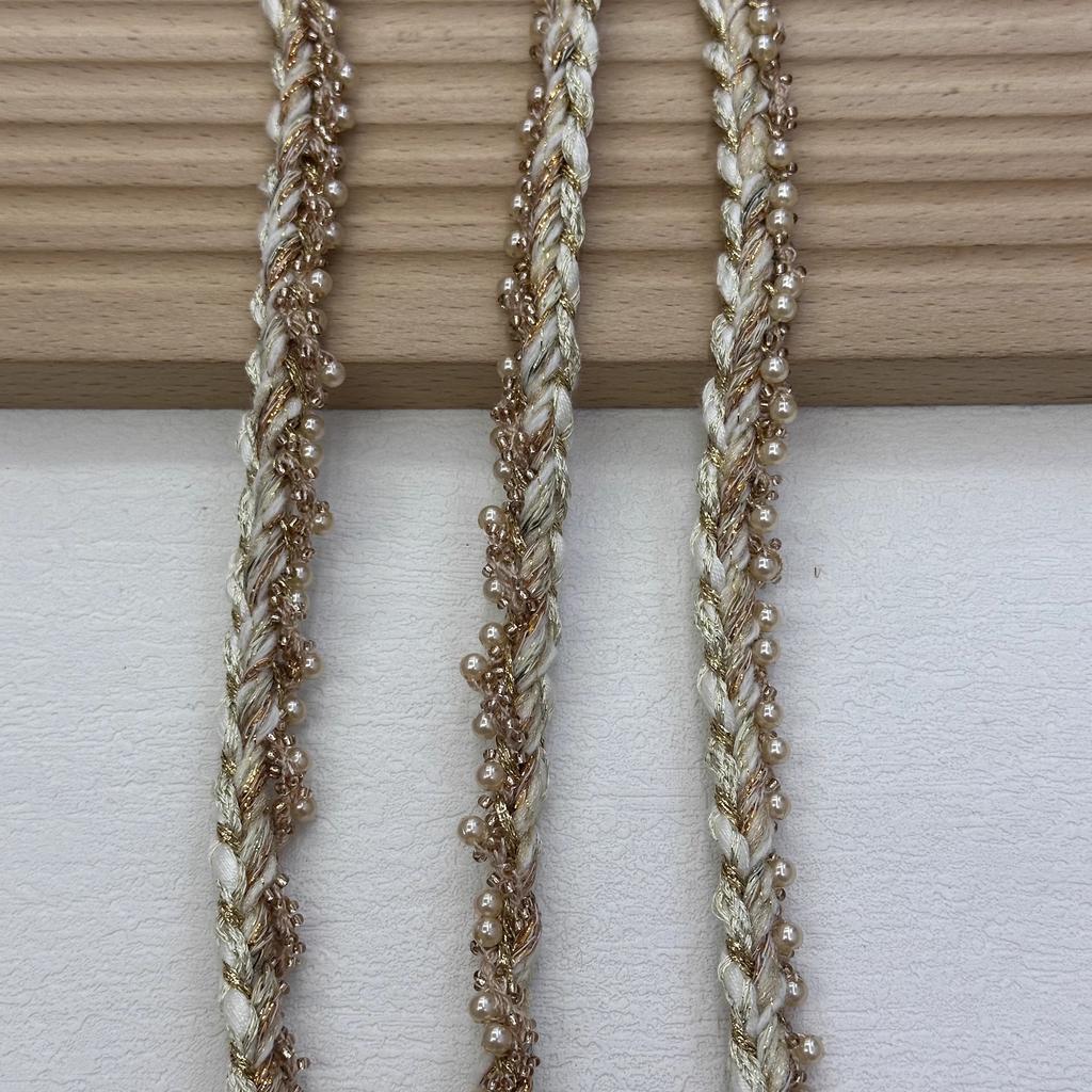 3yard 1.3cm wide Fried Dough Twists braid lace trim ribbon Fabric For Sewing Skirts,curtains,clothing accessories lace trim