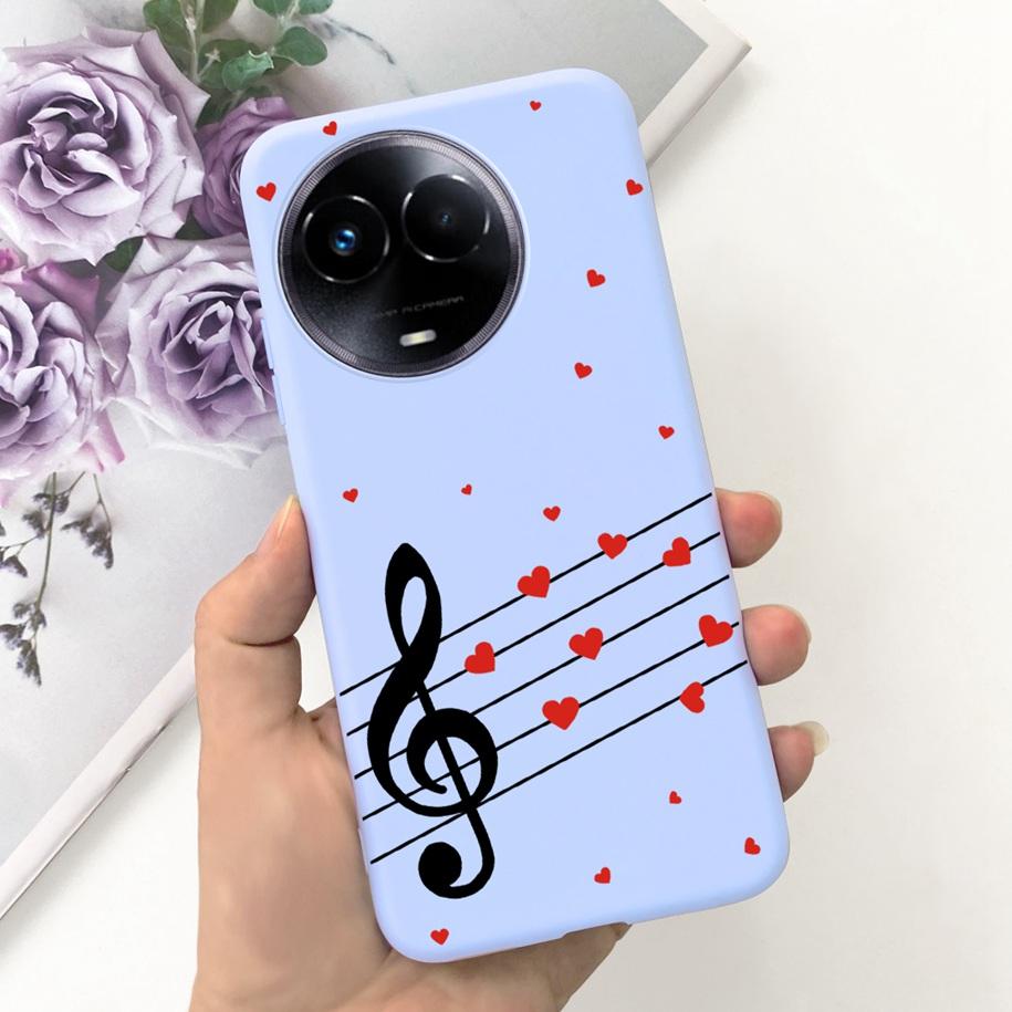 Shockproof Case For Realme 11 5G / Realme 11X Phone Cover Fashion Girls Soft Silicone Funda For Realme11 11 X 2023 RMX3785 Coque