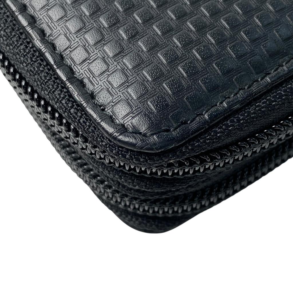 Used DunhillPurse Black Leather Mens