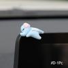 Car Ornaments Mini Sleeping Cute Animals Resin Bear Rabbit Sheep Turtle Resin Decoration Home Office Computer Decor Amagi