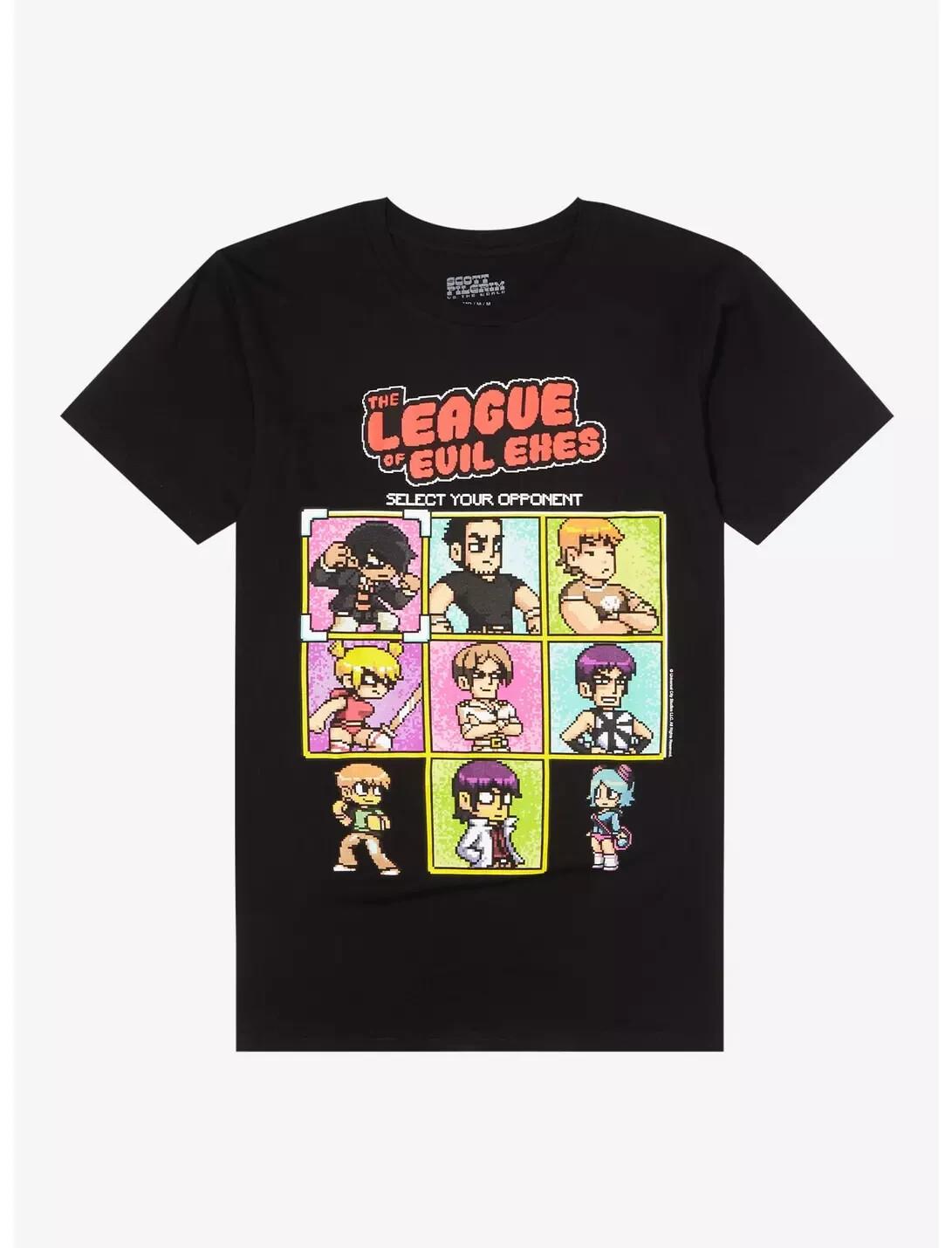 New Scott Pilgrim Vs. The World The League Of Evil Exes T-Shirt XS XL