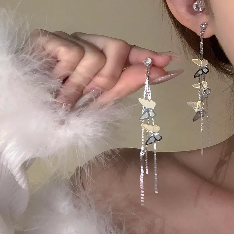 Retro Floral Tassel Earrings - High-End Luxury Fashion for Women