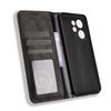 For vivo V60 5G Leather Case Wallet Stand Retro Texture Phone Cover