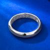 New S925 Full Body Silver Thick and Smooth Surface Ring Ins Cold Wind Stacked Ring Women's Exquisite Proposal Jewelry