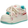 Internet celebrity thick-soled muffin little white shoes women's summer and autumn 2025 new niche design lightweight casual sports shoes