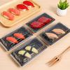 100Pcs Sushi Container Set No Smell Food Grade Disposable Pulp Boxes Heat Preserving Take Out Boxes for Hamburgers Fries