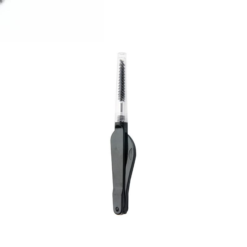 

Portable Eyelash Tool Mini Makeup Brush Eyelash Brushes Mascara Brush, Two Eyelash Comb чёрный