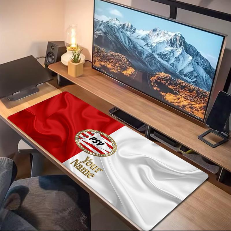 Pheilips Sport Custom Name Large Size Mouse Pad Large Gaming Table Cushion Non-slip Laptop Tablet Big Mousepad XXL Mat Mini PC Playmat With Lock edge
