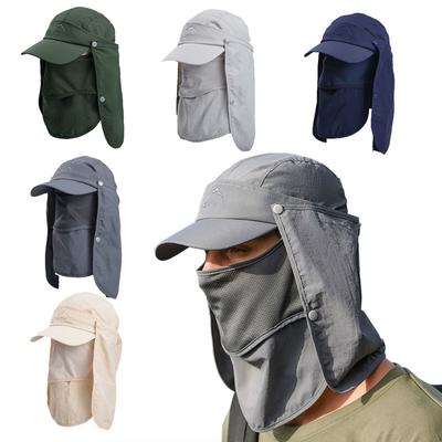 Erkekler Açık Hava Güneş Koruması Tırmanma Vizörü Yaz Hızlı Kuruyan Şapka Nefes Alabilir Beyzbol Şapkası