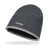 CROOGO Knit Beanie for Men and Wool for Outdoor and KH25Q24 Autumn/Winter Women, Hat, Windproof, Unisex, Stretchy, Snowboarding, Gray,
