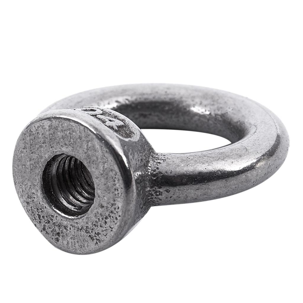 A60z8pcs Stainless Steel Raw Style Shield Anchor Eye Bolts M6 X 82Mm,Silvermay