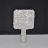 Quadratisch/Rund Liebesherz Spiegel Strass Hand Kosmetikspiegel Handspiegel Make-up Spiegel Weiblich