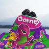 Barney Friends Dinozaur Coral Fleece Pătură de pluș Pături cu dinozauri din desene animate pentru lenjerie de pat Canapea Cuvertură de pat ușoară subțire