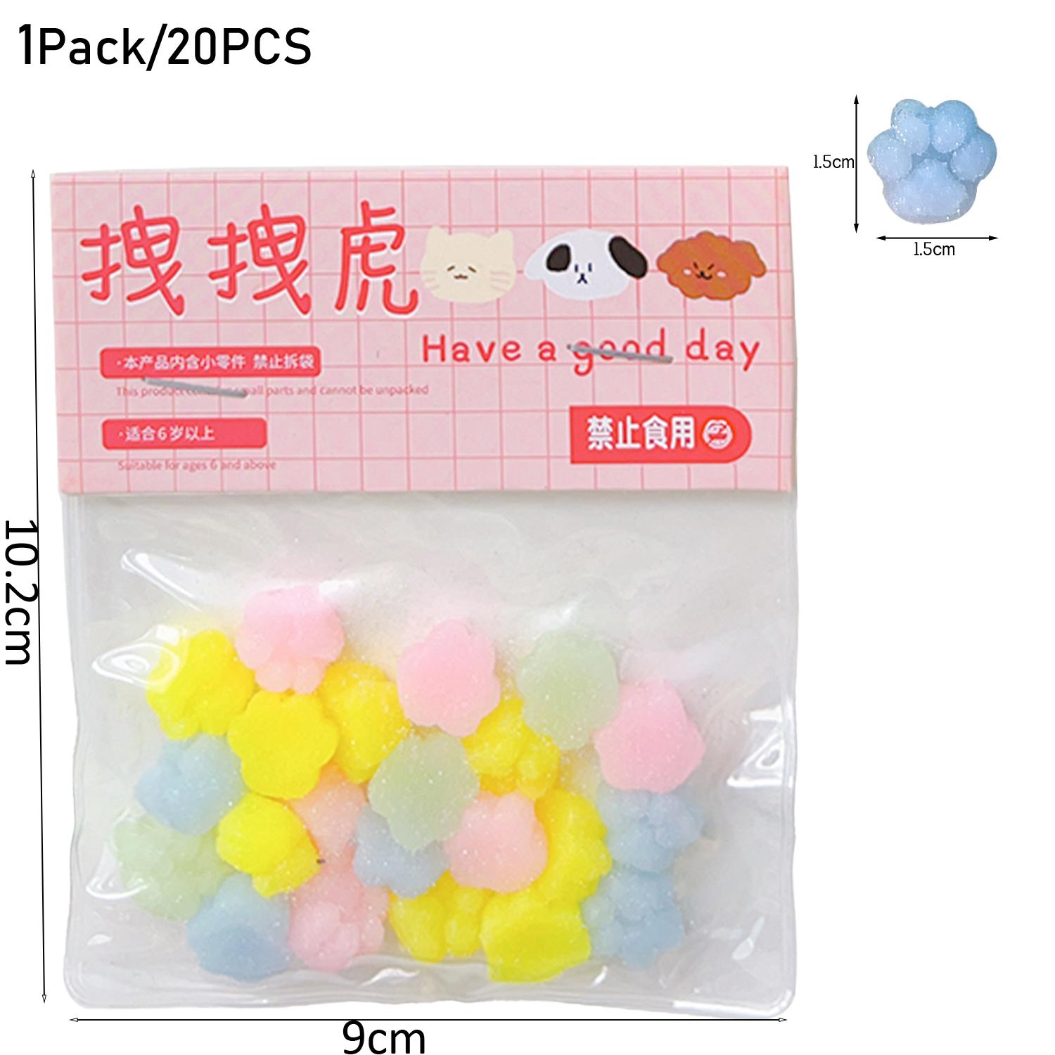 

Мини-игрушка-щипок в виде кошачьей лапки смешанного цвета Игрушка для снятия стресса Пальчиковая липкая игрушка Интерактивная игрушка Подарок на детский праздник