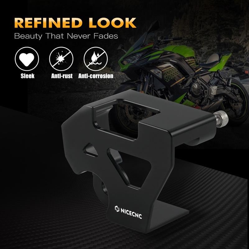 For Kawasaki 2008-2018 KLR650 KLR 650 Motorcycle Side Stand Switch Guard Protector