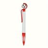 Cartoon Soccer Shape Ballpoint Pen, 0.5mm Retractable Black Plastic Pen, Random Color