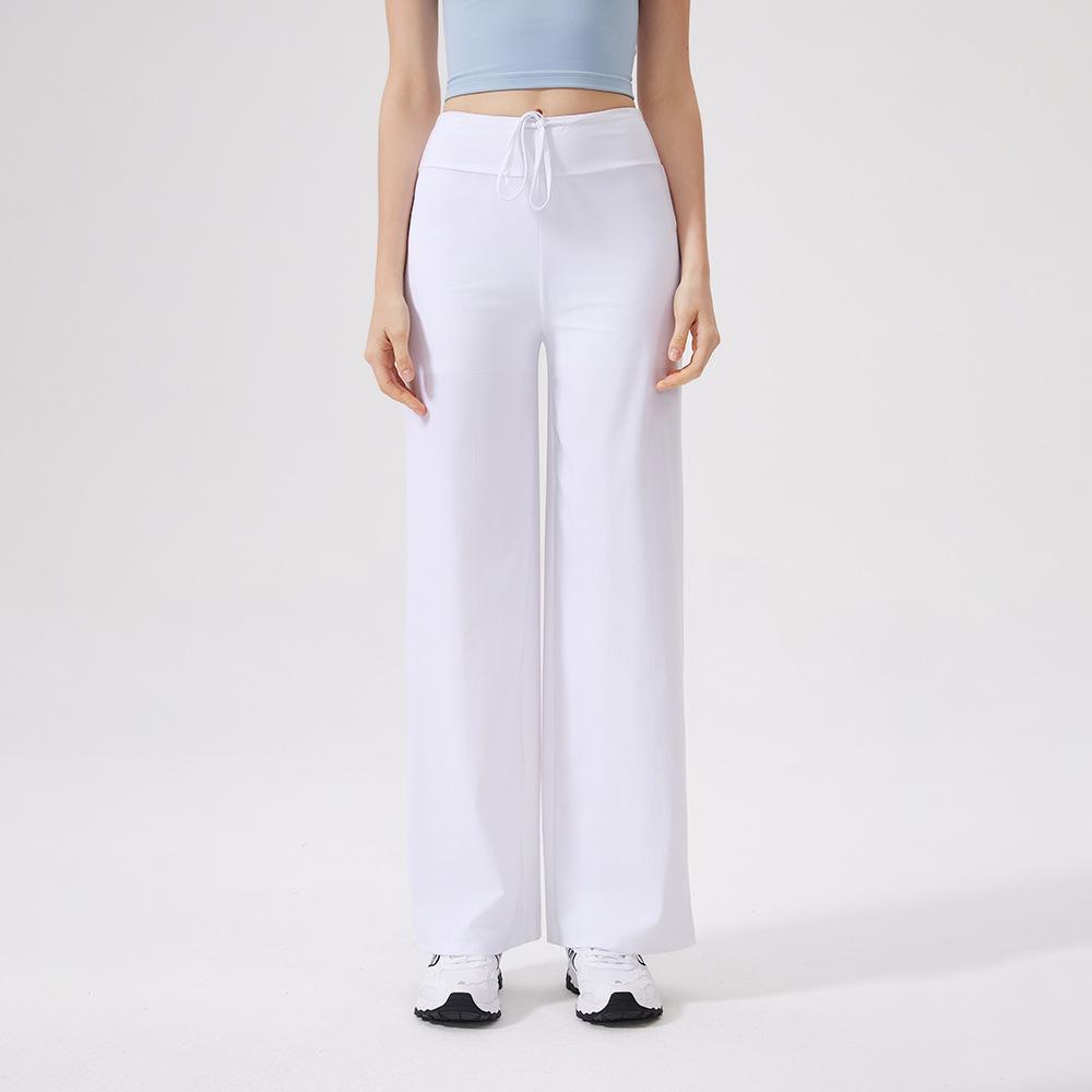 Sweatpants sports loose sunshade light and cool trousers women's straight casual yoga pants fitness thin quick drying sunscreen clothing summer