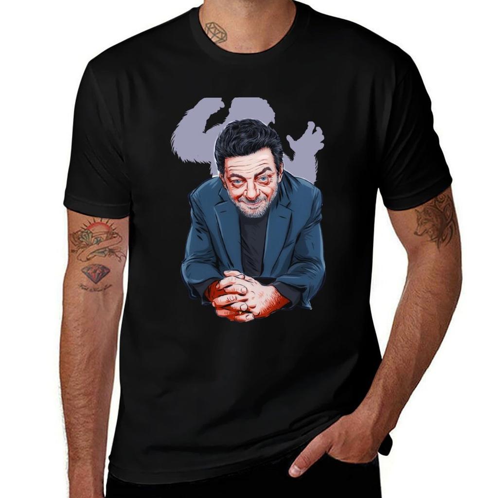 Andy Serkis An Illustration By Paul Cemmick Tshirt Classic Basic Casual Tshirt