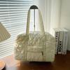Casual Heart Quilted Design Women Shoulder Bags Large Capacity Ladies Fitness Travel Tote Bag Portable Female Nyl Handbags