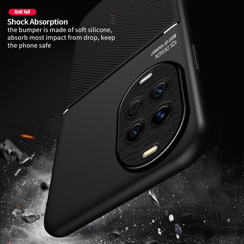 Rugged Non-Slip Case for Huawei Nova 14 Pro Protective Cover Magnetic Suction Holder Coque Fundas Capa