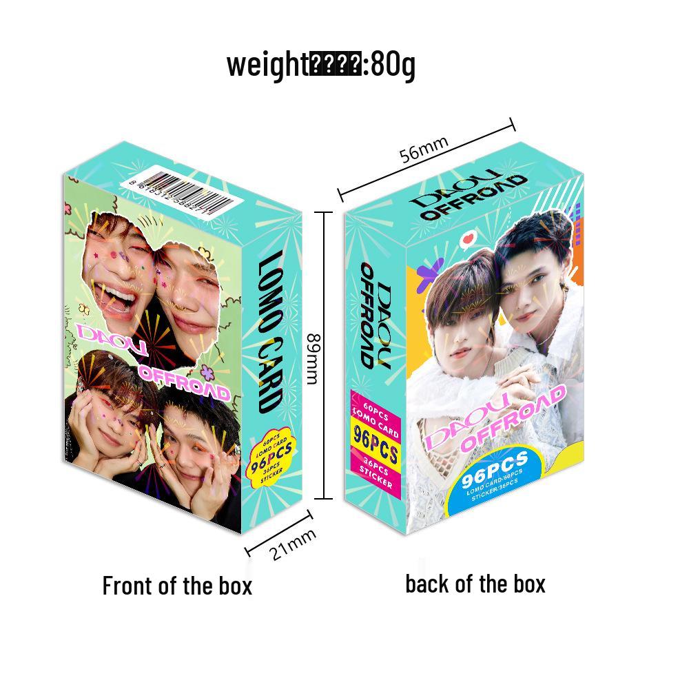 

96 Sheets of Thai Star Polaroid & Lomo Collectible Card Stickers and Postcards