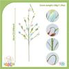 Easter Egg Branch Artificial Spring Foam Party Supplies with Leaves Easter Table Decor for Door Window Birthday Bedside