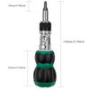 Ratchet Screwdriver Set Magnetic Compact Tool Kit With Bits Magnetic Screw Driver Set For Home Garage Car Computer Furniture