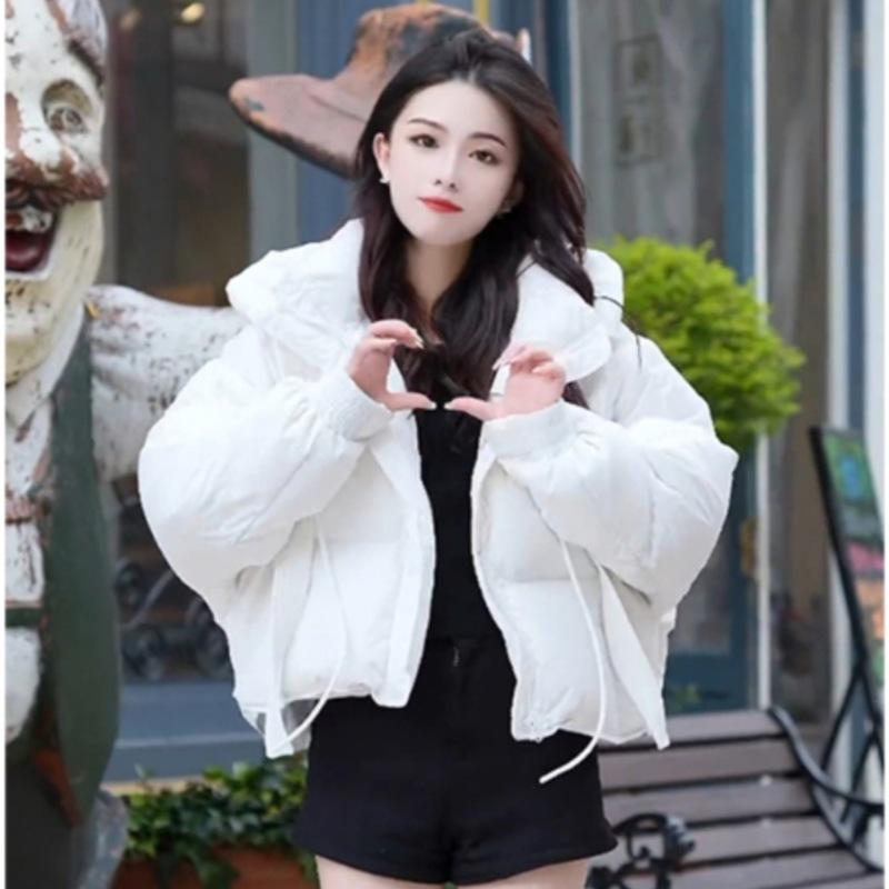 New Women's Winter Cotton Coat, Short Korean Style Design, Loose Cotton Coat, Thickened Coat for Small People