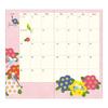 MIDORI Pocket 2024 Slim Bird 22245006 October Diary, Monthly, Pattern, (Starts 2023)