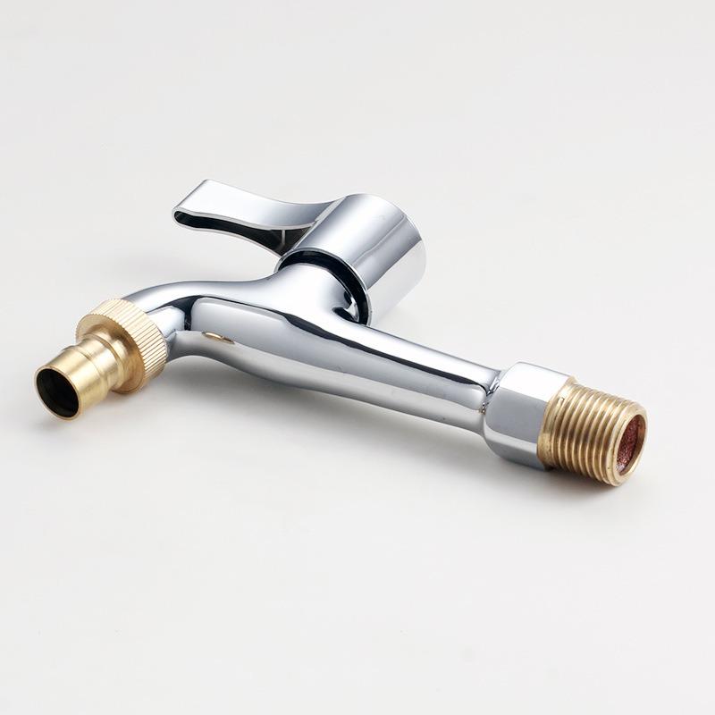 Washing Machine Tap 20mm Copper Water Faucet Extended Washing Machine Faucet One In Two Out Multifunctional Faucet