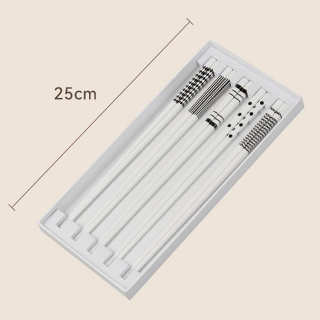 Applique Ceramic Chopsticks Multipurpose Long Chopsticks For Home Kitchen