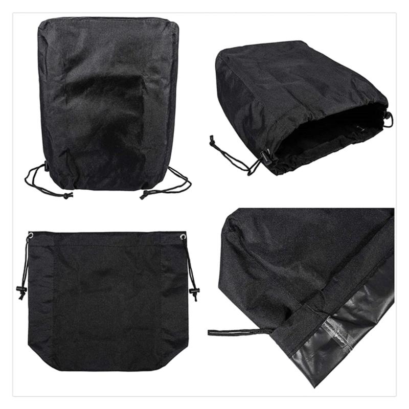 Trailer RV Electric Tongue Jack 600D Protective Cover Universal Camper Jack Cover Waterproof Trailer Accessories Black