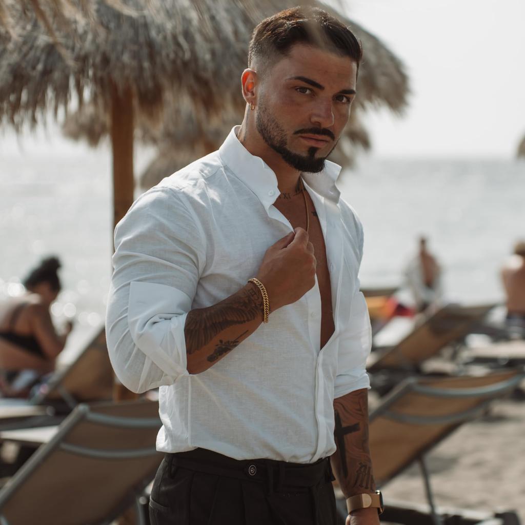 Gold Bracelet Stainless Steel Bracelet Jewelry Fashion Jewelry Metal Cuff [SERASAR] Men's Men's Men's