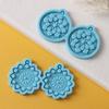 Silicone Casting Mould Ear Studs Earrings Mold Keychain  Epoxy Resin Mold