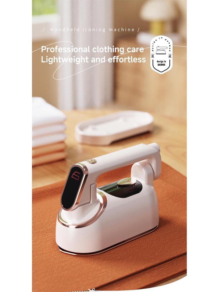Rotating Handheld Steam Brush: Dual-Use Electric Garment Steamer and Iron