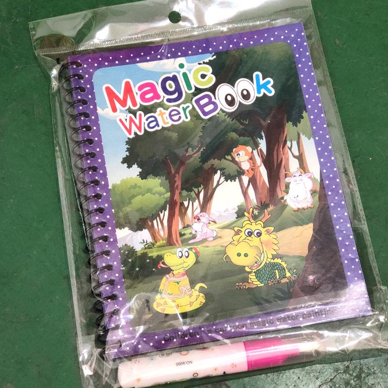

Детская многоразовая книжка-раскраска Монтессори, волшебная книга для рисования водой, игрушки для рисования, сенсорные игрушки для раннего образования для детей