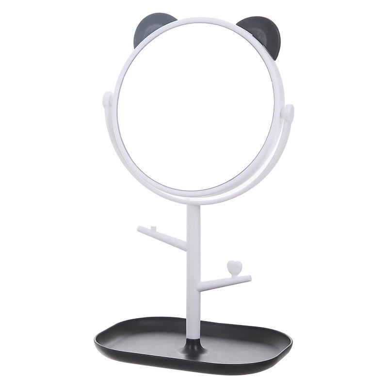 Rotating HD Cat Ear Vanity Mirror - Portable Desktop Makeup Mirror
