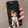 Sanfter Stil Frische Sahne Stil Mädchen Handyhülle Für iPhone 17 16 15 14 13 12 11 Serie Pro Max Plus Doppelschichtiger Schutz