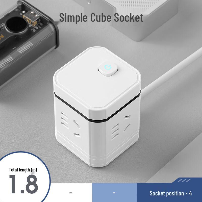 

Zhuochi E1 4-Outlet Power Strip CN plug (adapter included)