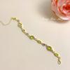 Simple Light Luxury Commute Bracelet, Wizard of Oz Same Style Green Zircon Niche Women Jewelry