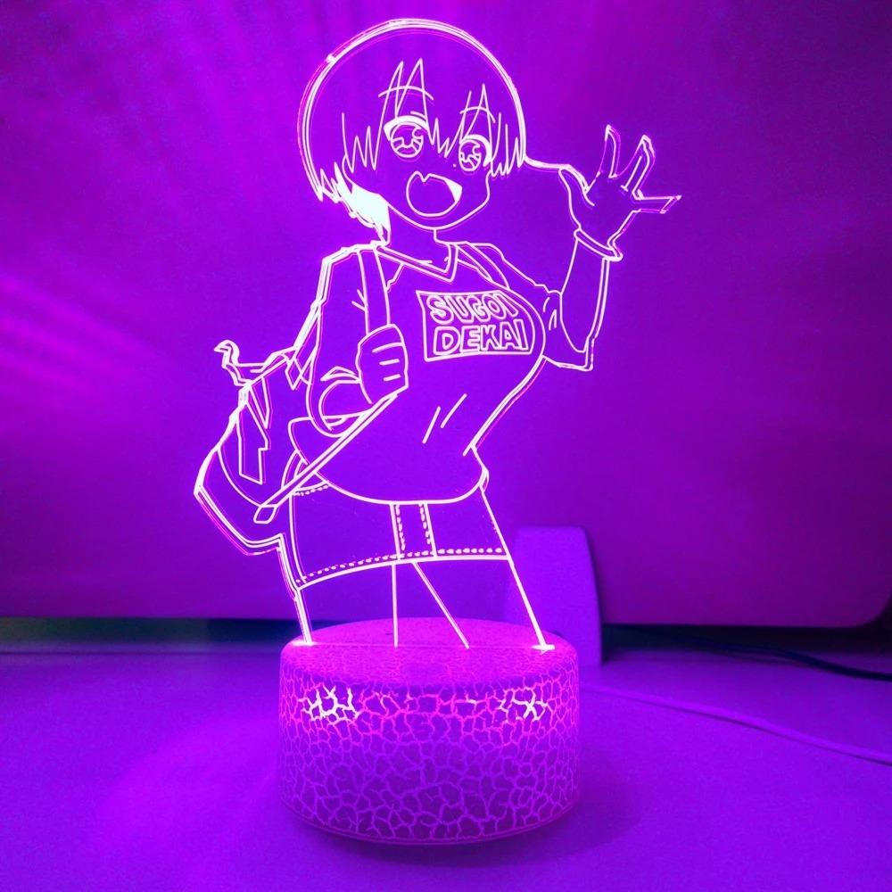 Anime Waifu Mai Sakurajima Led Night Light For Bedroom Decor Mai Light Gift For Friend Sakurajima Bunny Girl Led Lamp Anime Gift