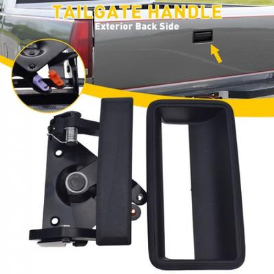 Black Tailgate Tail Gate Handle Bezel for Chevy CK 1500 2500 3500 Pickup Truck