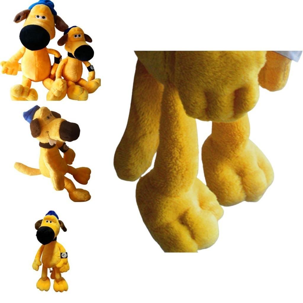 Weiches und kuscheliges gelbes Collie-Plüschtier für Kinder Perfekter Begleiter zum Schlafen und Spielen 25cm/35cm