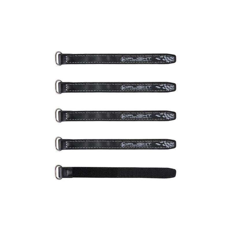 Cinghie per Batteria in Pelle Ultra-Fibra iFlight per Droni FPV (5-Pack)